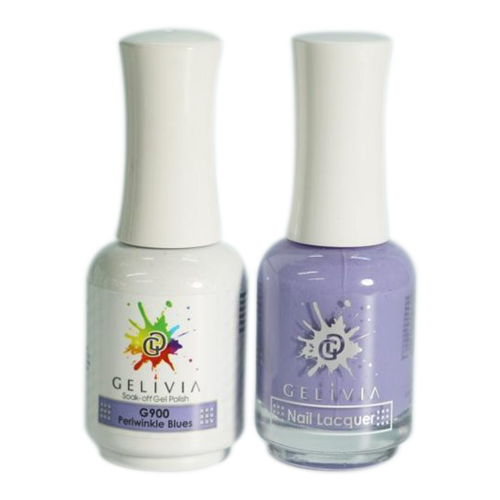 Gelivia Nail Lacquer And Gel Polish, 900, Periwinkle Blues, 0.5oz OK0304VD