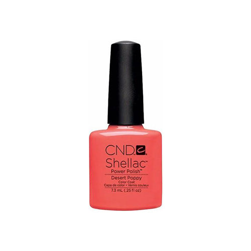 CND Shellac Gel Polish, 90542, Spring 2014 Open Road, Desert Poppy, 0.25oz KK0824