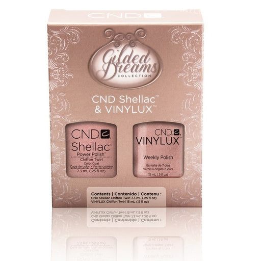 CND SHELLAC & VINYLUX-Chiffon Twirl Duo, 90708