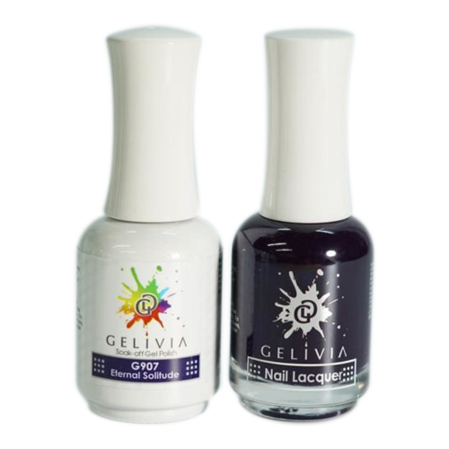 Gelivia Nail Lacquer And Gel Polish, 907, Eternal Solitude, 0.5oz OK0304VD