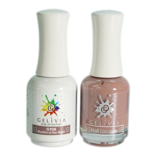 Gelivia Nail Lacquer And Gel Polish, 908, Rhythm of the Night, 0.5oz OK0304VD