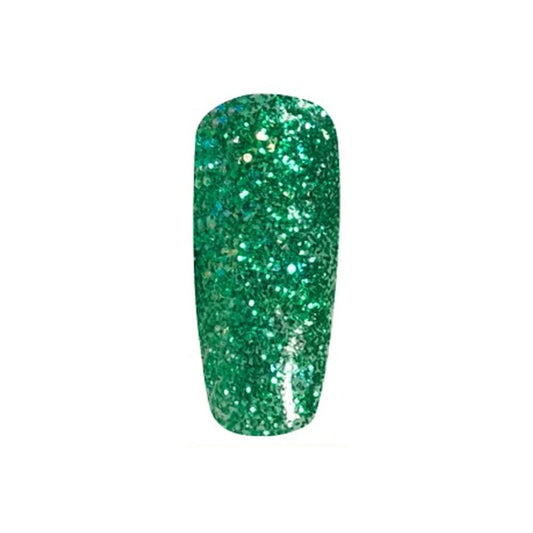 DND Nail Lacquer And Gel Polish, Super Glitter Collection, 908, Green Aura, 0.5oz