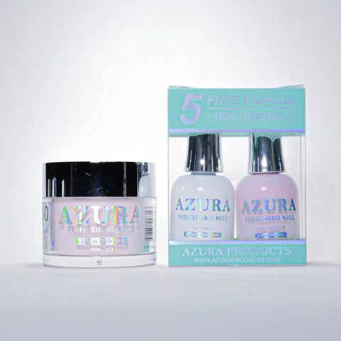 Azura 3in1 Dipping Powder + Gel Polish + Nail Lacquer, 090