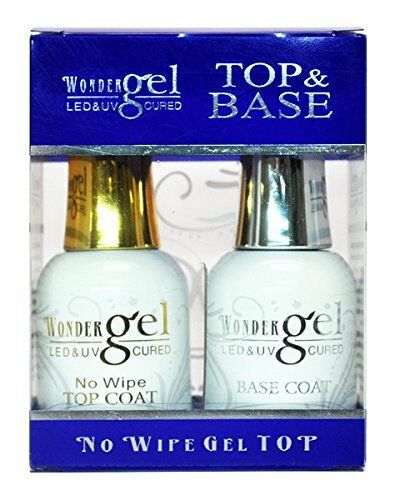 Wonder Gel Base & No Wipe Top Coat, 0.5oz OK1111LK