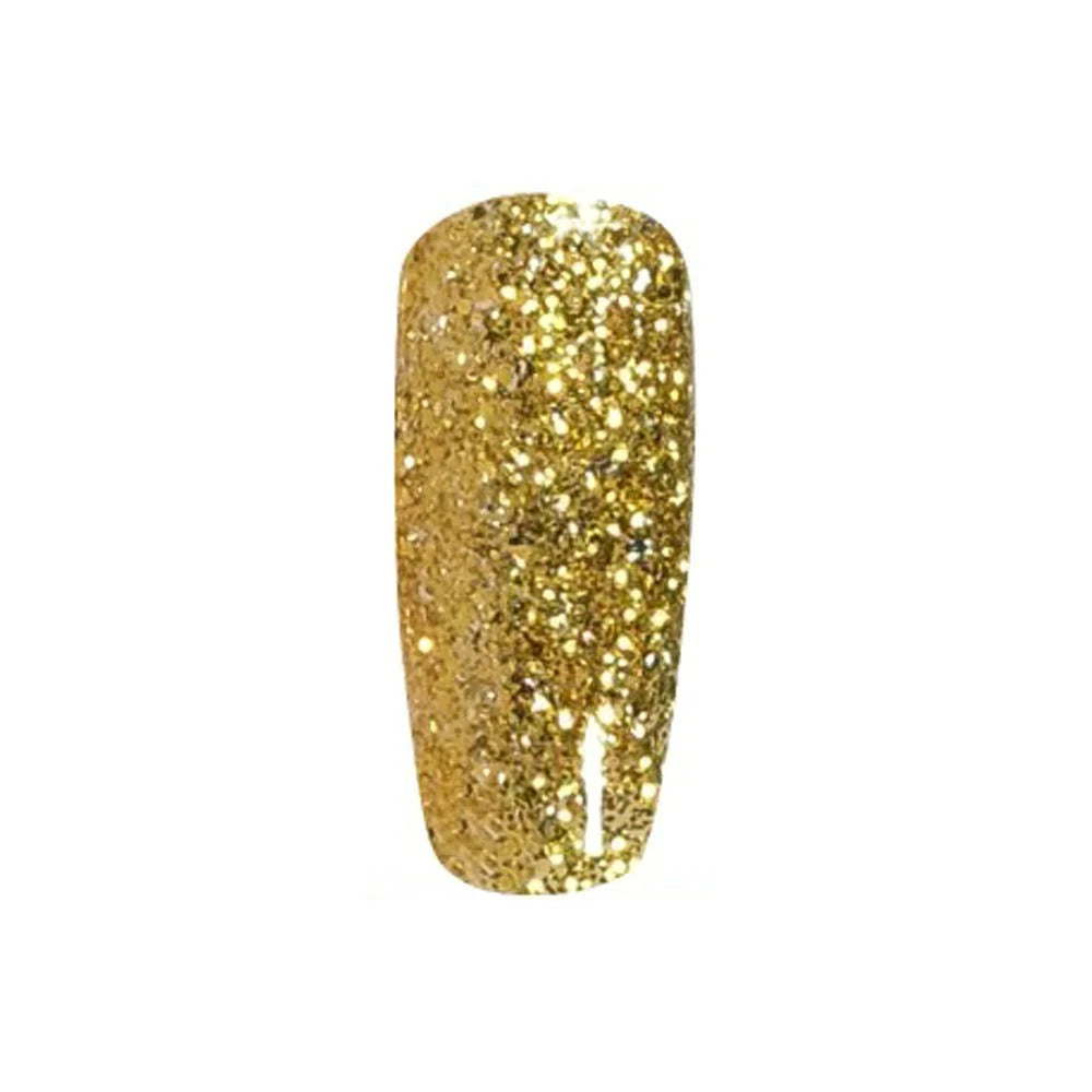 DND Nail Lacquer And Gel Polish, Super Glitter Collection, 910, Morning Gold, 0.5oz