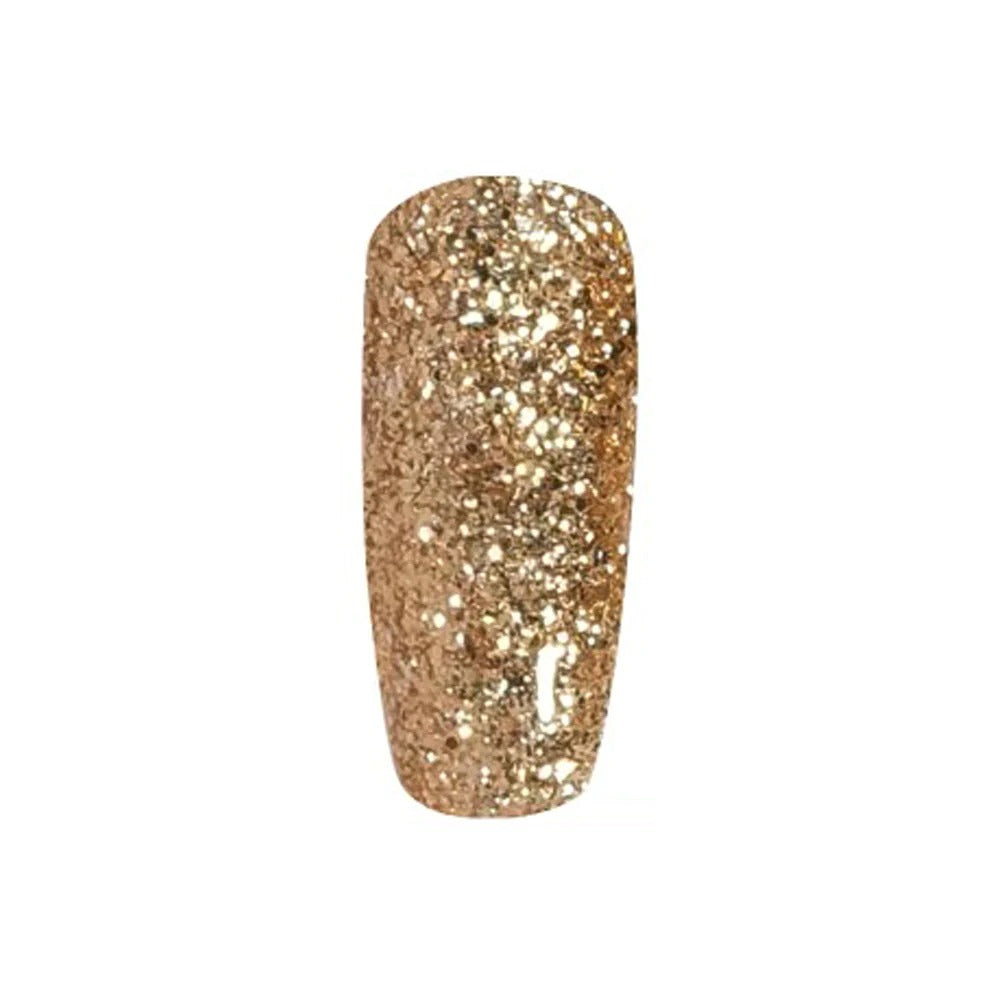 DND Nail Lacquer And Gel Polish, Super Glitter Collection, 911, Golden Aura, 0.5oz