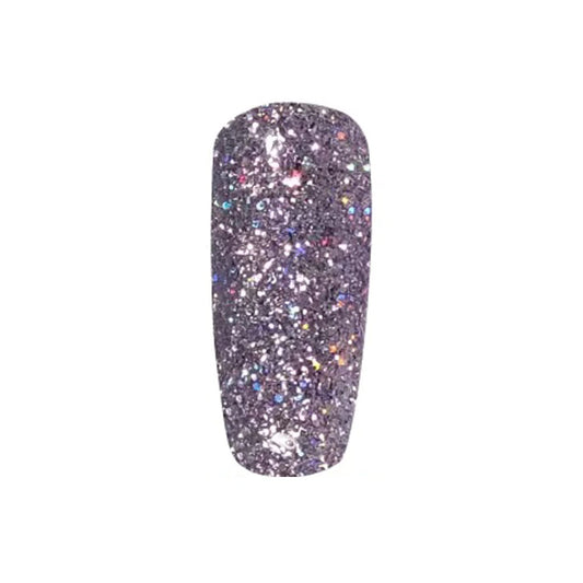 DND Nail Lacquer And Gel Polish, Super Glitter Collection, 912, Lavender Aura, 0.5oz