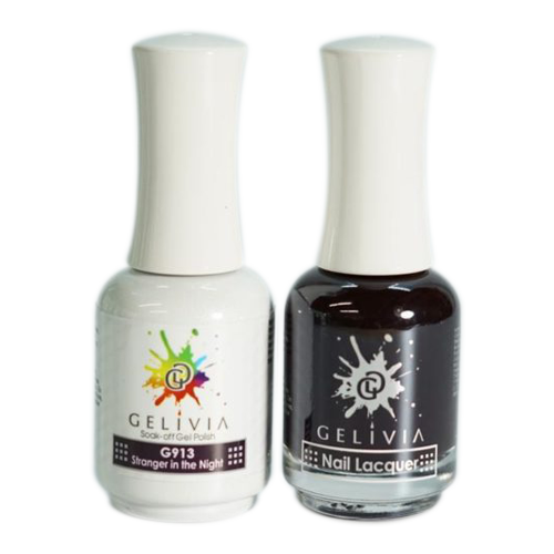 Gelivia Nail Lacquer And Gel Polish, 913, Stranger in the Night, 0.5oz OK0304VD
