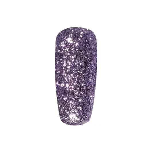 DND Nail Lacquer And Gel Polish, Super Glitter Collection, 913, Lunar Lavender, 0.5oz