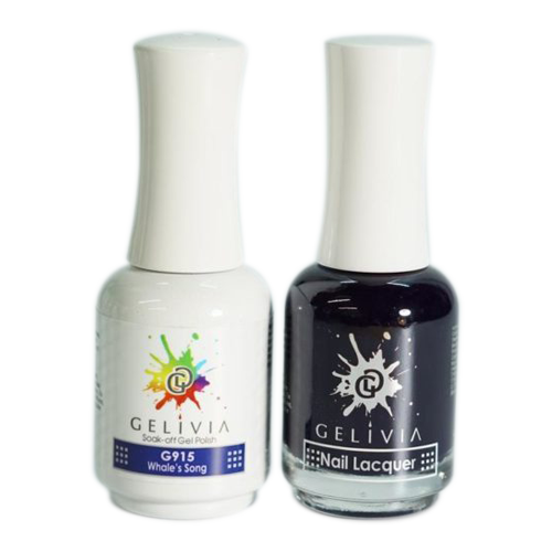Gelivia Nail Lacquer And Gel Polish, 915, Whale's Song, 0.5oz OK0304VD