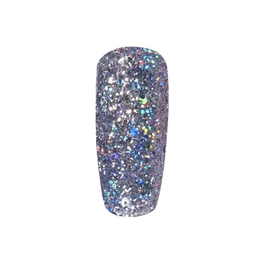 DND Nail Lacquer And Gel Polish, Super Glitter Collection, 915, Galactic Aura, 0.5oz