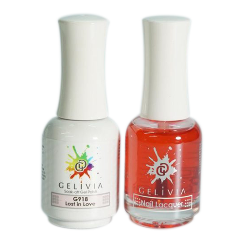 Gelivia Nail Lacquer And Gel Polish, 918, Lost in Love, 0.5oz OK0304VD