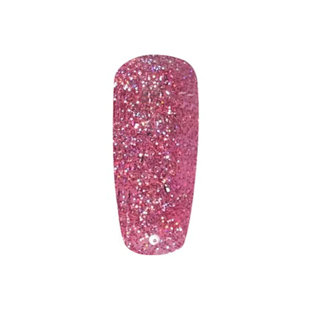 DND Nail Lacquer And Gel Polish, Super Glitter Collection, 918, Pink Aura, 0.5oz