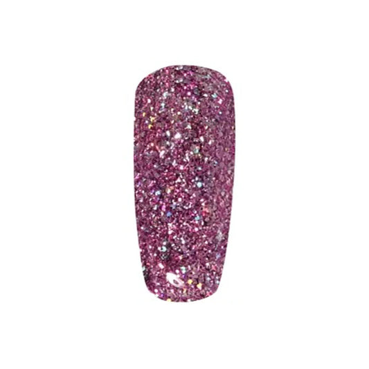 DND Nail Lacquer And Gel Polish, Super Glitter Collection, 919, Magenta Magic, 0.5oz