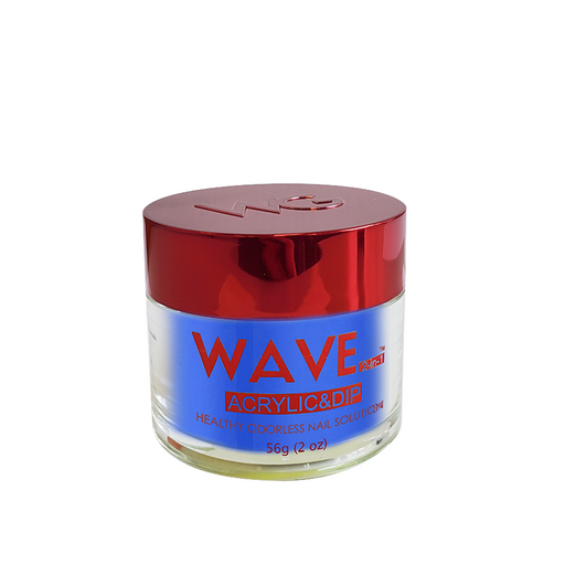Wave Gel Acrylic/Dipping Powder, QUEEN Collection, 091, Ocean Blue, 2oz