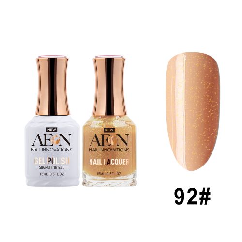 AEON Gel Polish + Nail Lacquer, 092, Buck Naked, 0.5oz OK0326LK