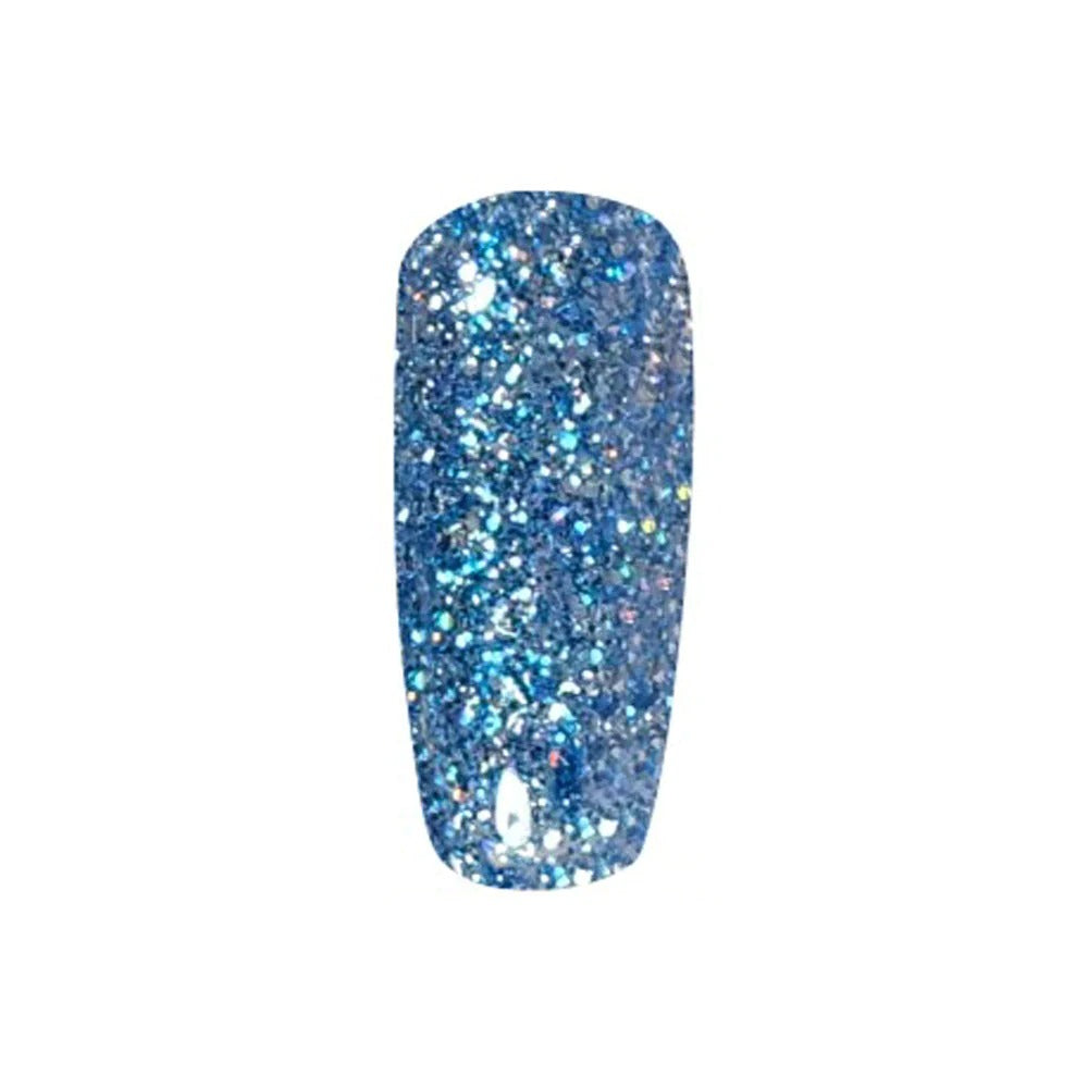 DND Nail Lacquer And Gel Polish, Super Glitter Collection, 927, Blue Illusion, 0.5oz