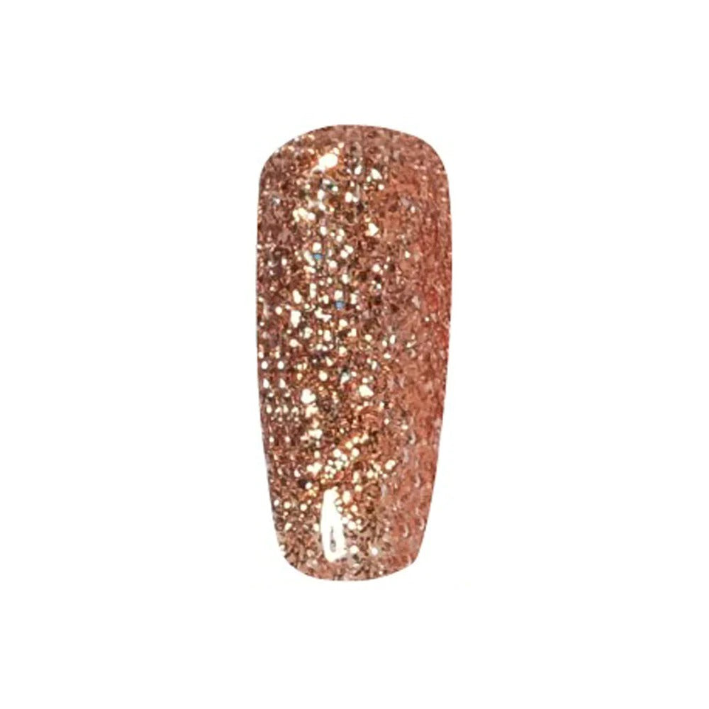 DND Nail Lacquer And Gel Polish, Super Glitter Collection, 928, Bronzed Era, 0.5oz