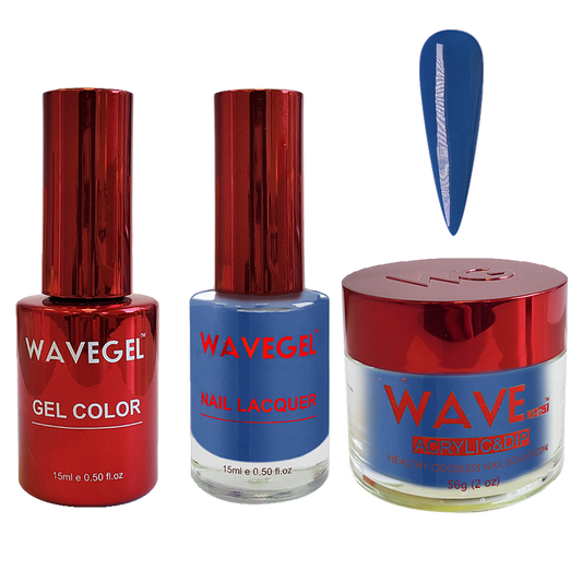 Wave Gel 4in1 Dipping Powder + Gel Polish + Nail Lacquer, QUEEN Collection, 092, The Crown Topping