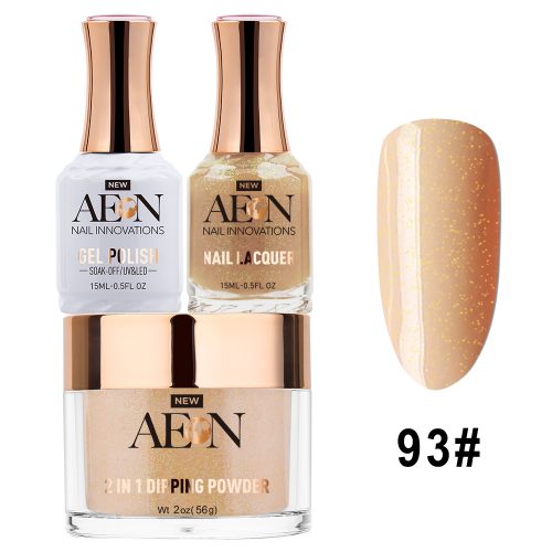 AEON 3in1 Dipping Powder + Gel Polish + Nail Lacquer, 093, In The Nude, OK0327LK