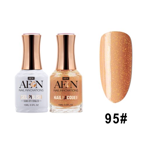 AEON Gel Polish + Nail Lacquer, 095, A Cup Of Joe, 0.5oz OK0326LK