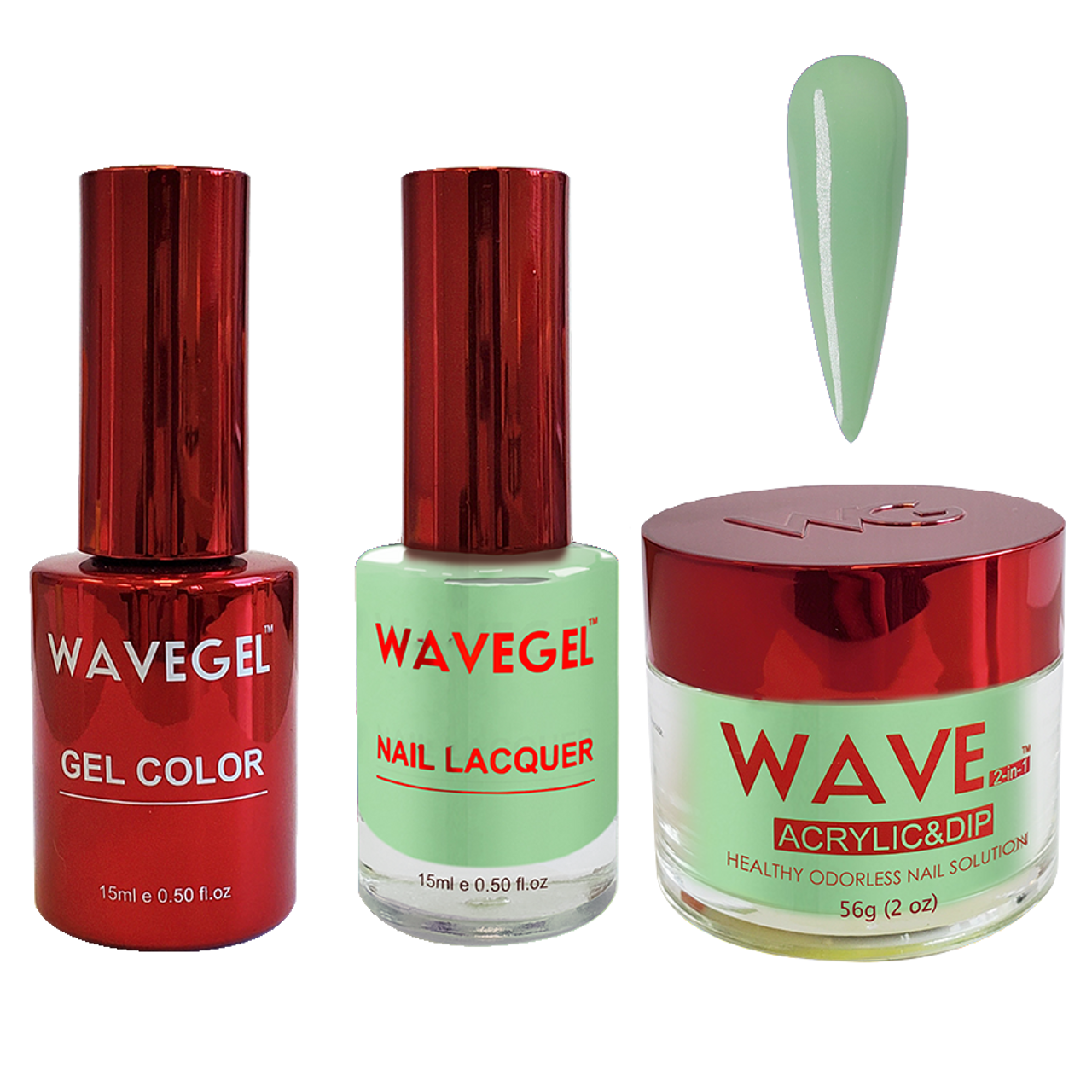 Wave Gel 4in1 Dipping Powder + Gel Polish + Nail Lacquer, QUEEN Collection, 095, Caesar