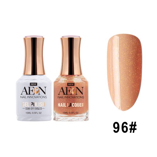 AEON Gel Polish + Nail Lacquer, 096, A Little Pick Me Up, 0.5oz OK0326LK