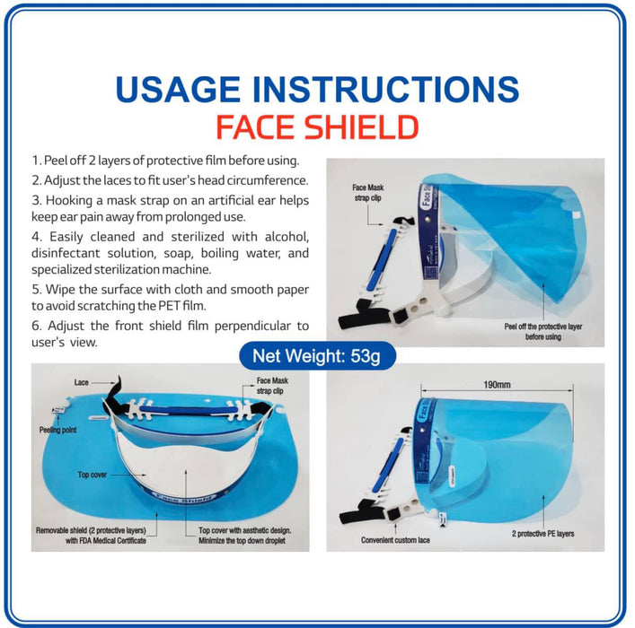 Flexible Face Shield OK0511VD