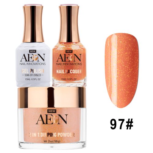 AEON 3in1 Dipping Powder + Gel Polish + Nail Lacquer, 097, Hangry OK0327LK