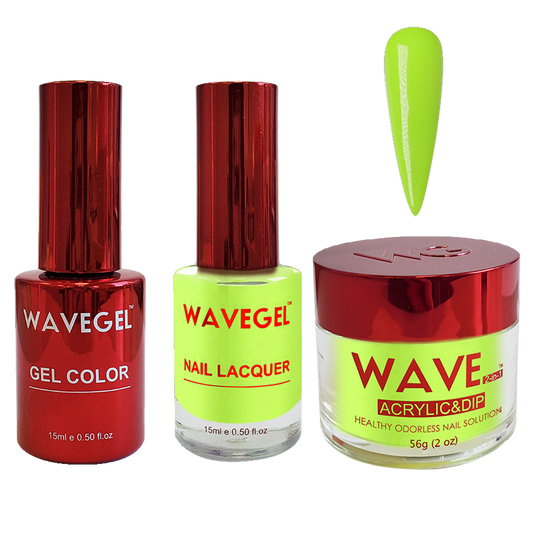 Wave Gel 4in1 Dipping Powder + Gel Polish + Nail Lacquer, QUEEN Collection, 098, Neon Kingdom