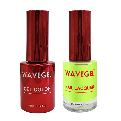 Wave Gel Nail Lacquer + Gel Polish, QUEEN Collection, 098, Neon Kingdom, 0.5oz