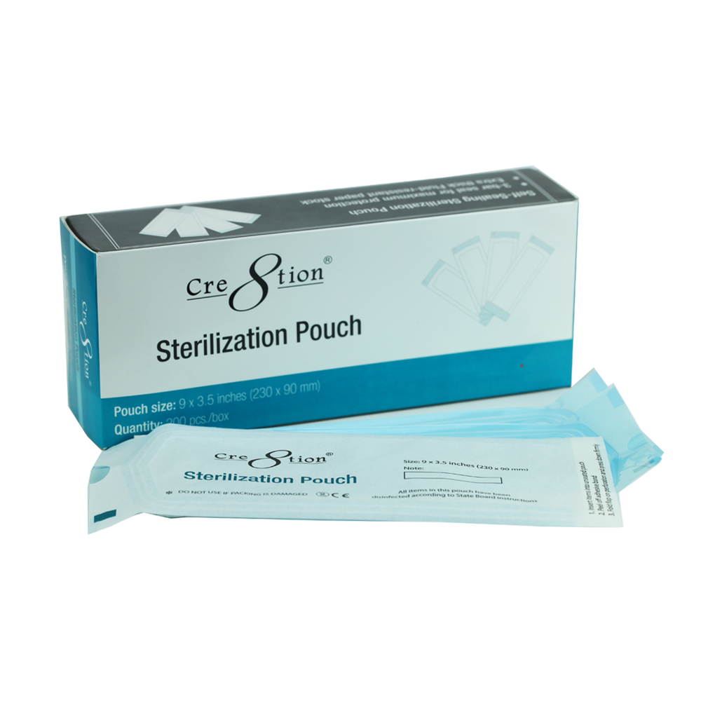 Cre8tion Sterilization Pouch, Medium, BOX, 03012 (Packing: 200 pcs/box, 20 boxes/case)