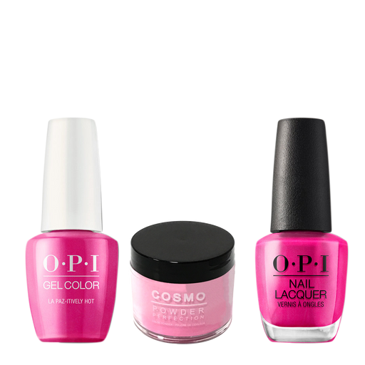 Cosmo 3in1 Dipping Powder + Gel Polish + Nail Lacquer (Matching OPI), 2oz, CA20