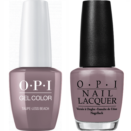 OPI GelColor And Nail Lacquer, A61, Taupe-less Beach, 0.5oz KK0807