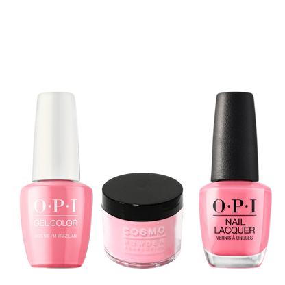 Cosmo 3in1 Dipping Powder + Gel Polish + Nail Lacquer (Matching OPI), 2oz, CA68