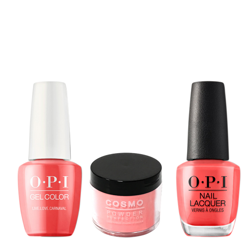 Cosmo 3in1 Dipping Powder + Gel Polish + Nail Lacquer (Matching OPI), 2oz, CA69
