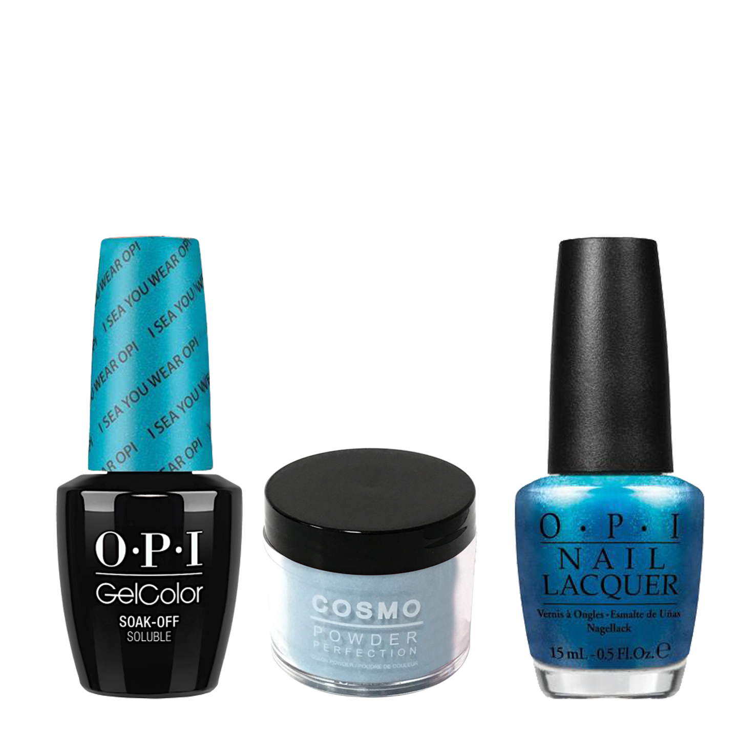 Cosmo 3in1 Dipping Powder + Gel Polish + Nail Lacquer (Matching OPI), 2oz, CA73