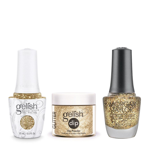 Gelish 3in1 Dipping Powder + Gel Polish + Nail Lacquer, 0.8oz, Color List In Note, 000