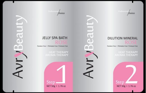 Avry Beauty Jelly Spa Bath, Rose, 1.76oz KK