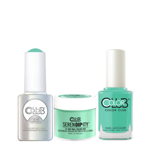Color Club 3in1 Dipping Powder + Gel Polish + Nail Lacquer , Serendipity, Age of Aquarius, 1oz, 05XDIPN04-1 KK