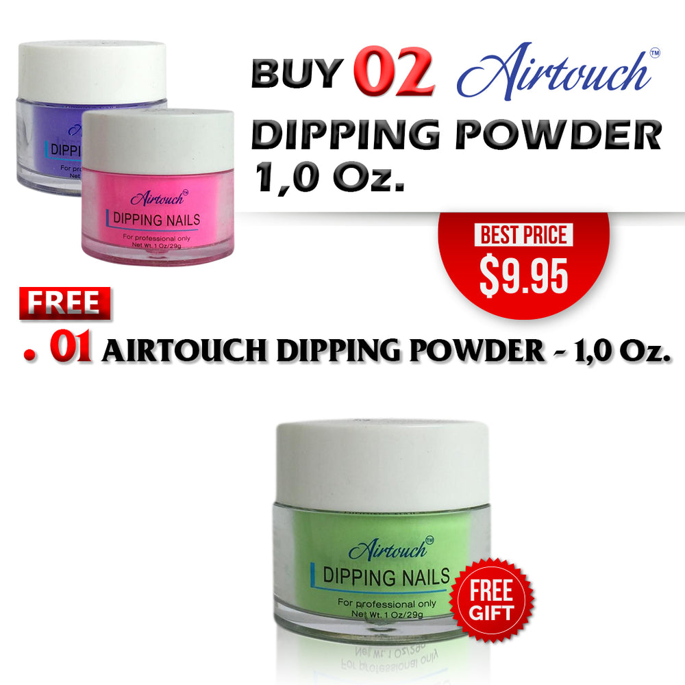 Airtouch Dipping Powder 1oz, Buy 2 Get 1 Free
