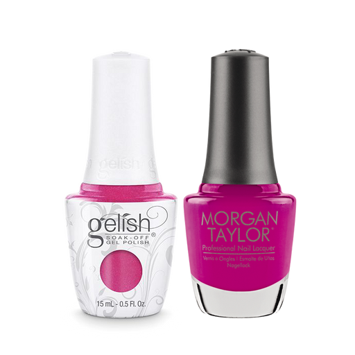 Gelish Gel Polish & Morgan Taylor Nail Lacquer, Amour Color Please, 0.5oz, 1110173 + 50173 KK0907