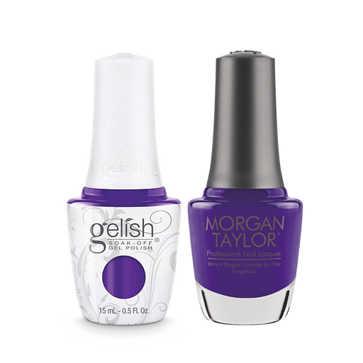 Gelish Gel Polish & Morgan Taylor Nail Lacquer, Anime-zing Color!  , 0.5oz, 1110179+ 50179 KK0907