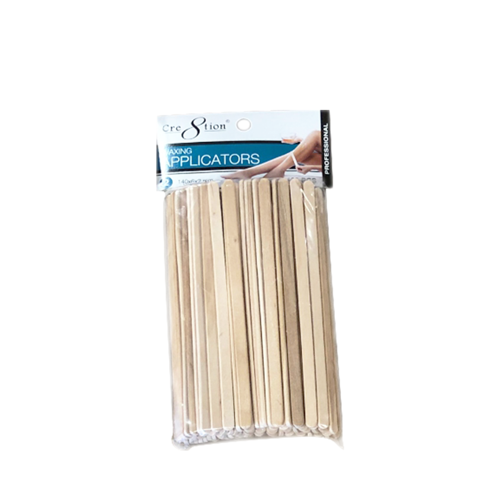 Cre8tion Disposable Applicators 2, 140x6x2mm (Packing: 100 pcs/packs, 100 packs/case)