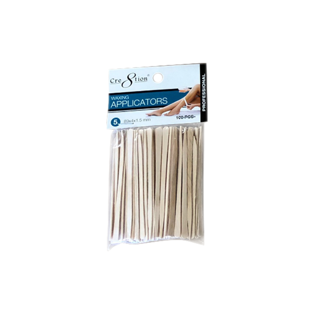 Cre8tion Disposable Applicators 5, 89x4x1.5mm (PK: 100 pcs/pack, 200 packs/case)