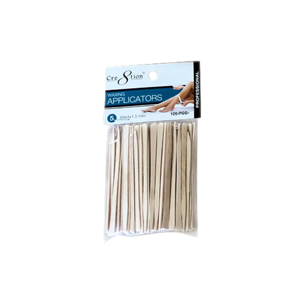Cre8tion Disposable Applicators 5 - 89x4x1.5mm, PACK (Pk: 100 pcs/pack, 200 packs/case)