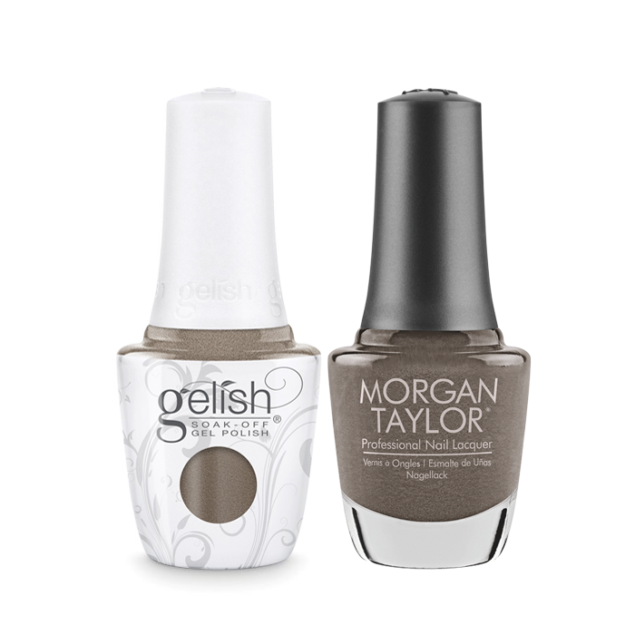 Gelish Gel Polish & Morgan Taylor Nail Lacquer, 1110314, African Safari 2018 Collection, Are You Lion To Me?, 0.5oz