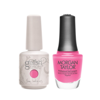 Gelish Gel Polish & Morgan Taylor Nail Lacquer, B-girl Style , 0.5oz, 1100044+ 50221