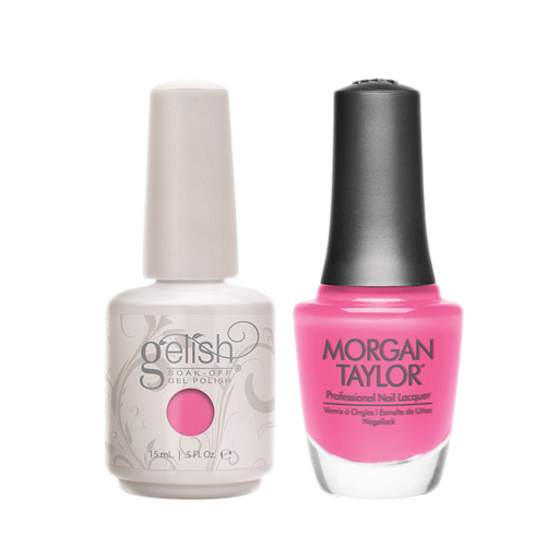 Gelish Gel Polish & Morgan Taylor Nail Lacquer, B-girl Style , 0.5oz, 1100044+ 50221