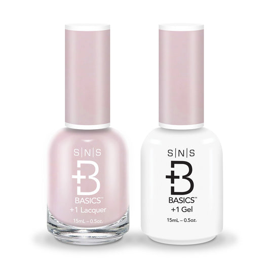 SNS Basics Gel Polish + Nail Lacquer, 002, 0.5oz OK0820LK